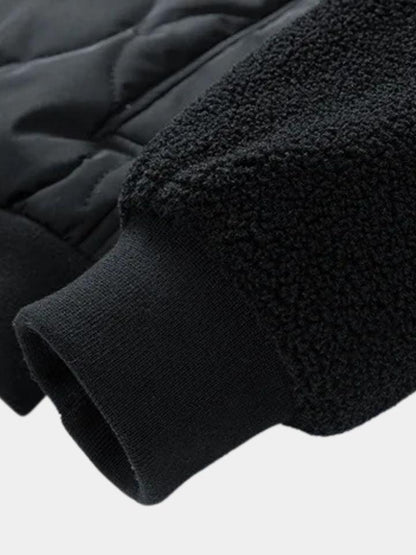Stanley | Navy Quilted Bomber Jacket