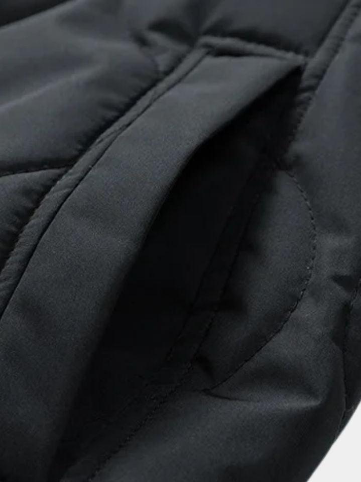 Stanley | Navy Quilted Bomber Jacket