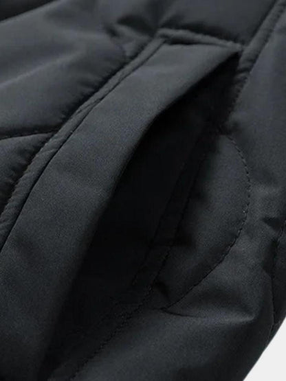 Stanley | Navy Quilted Bomber Jacket