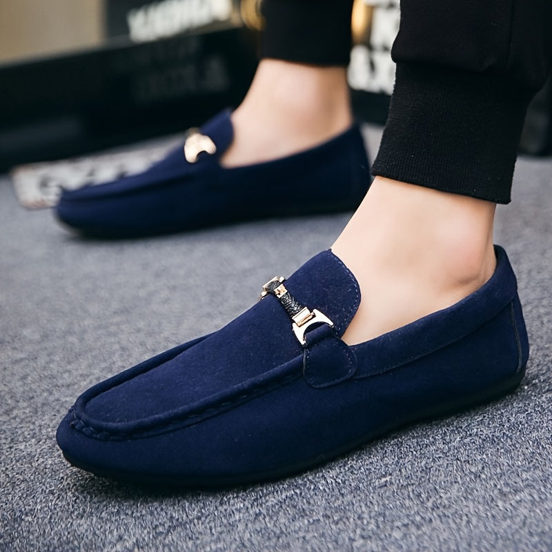 Malcolm | Red Suede Business Loafers