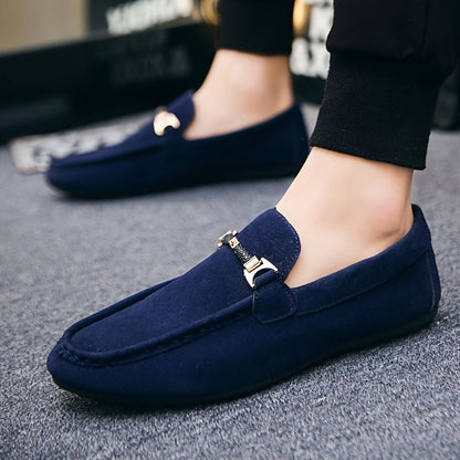 Malcolm | Red Suede Business Loafers