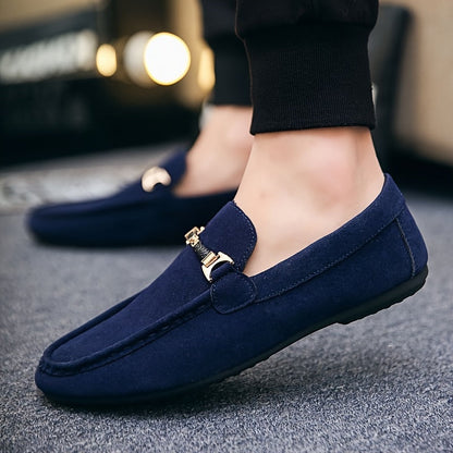 Malcolm | Red Suede Business Loafers