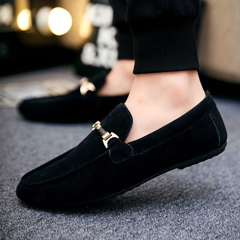 Malcolm | Red Suede Business Loafers