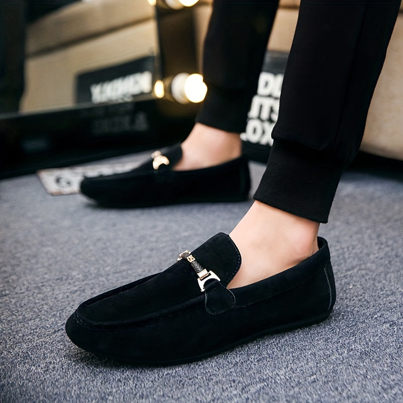 Malcolm | Red Suede Business Loafers