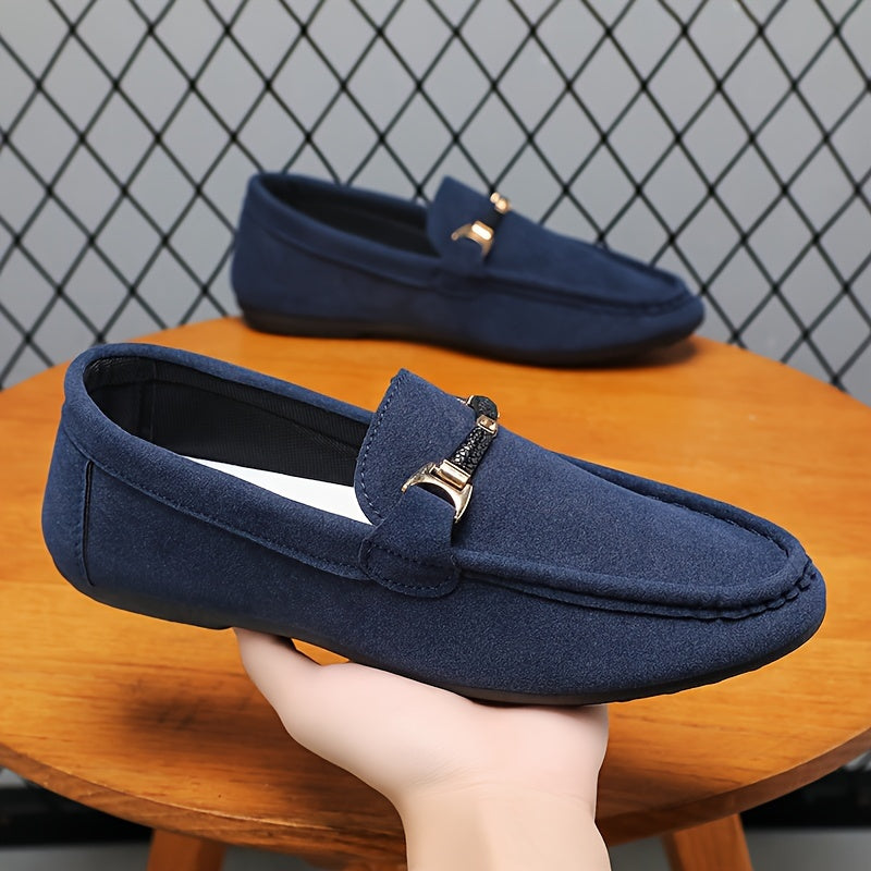 Malcolm | Red Suede Business Loafers
