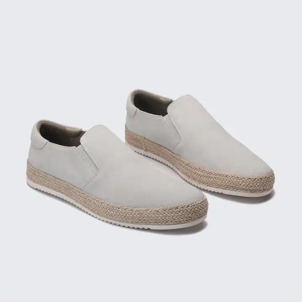Alexander | Blue Suede Summer Loafers