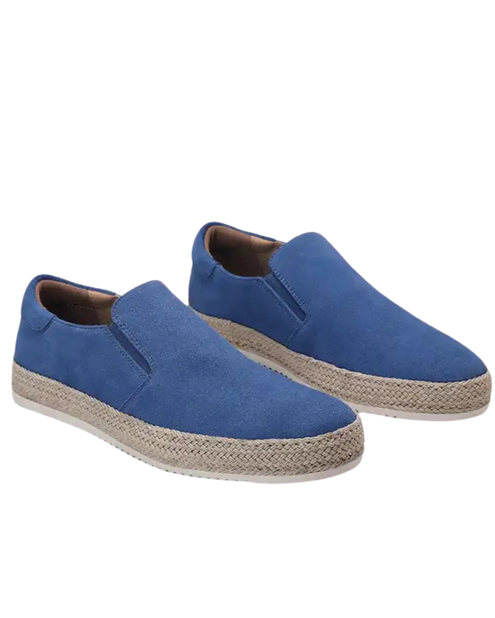 Alexander | Blue Suede Summer Loafers