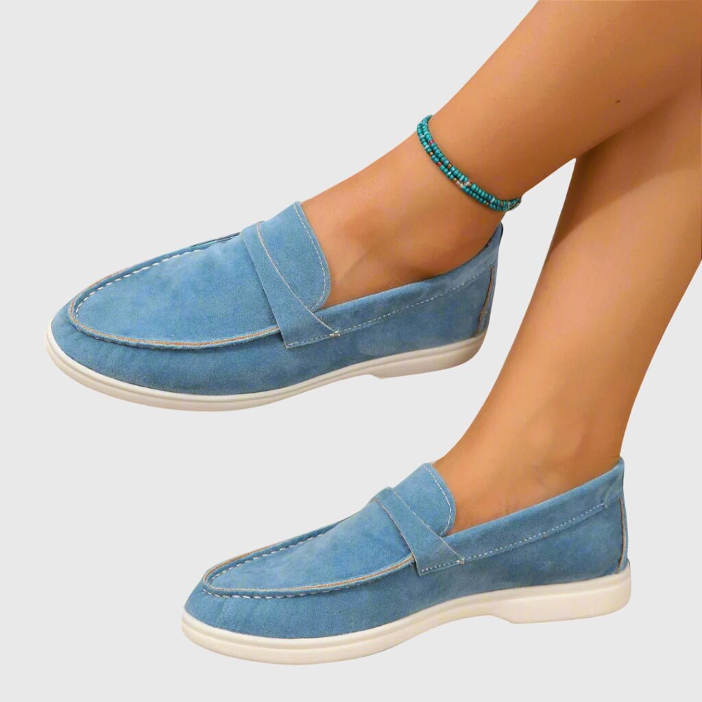 Thea | Taupe Casual Loafers