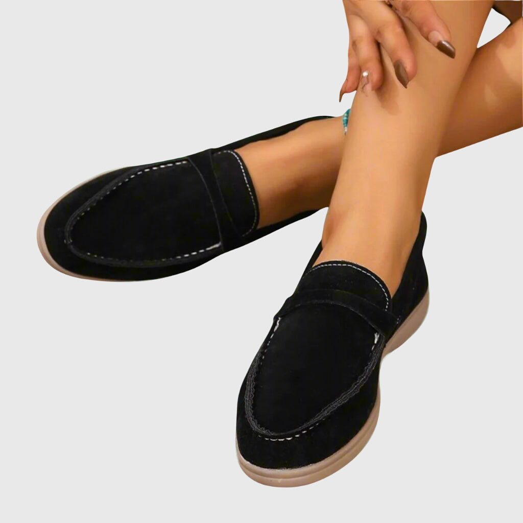 Thea | Taupe Casual Loafers
