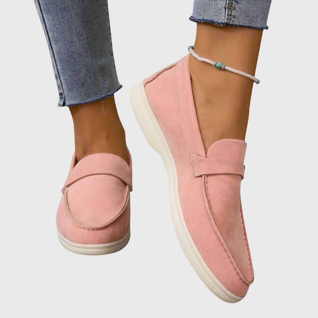 Thea | Taupe Casual Loafers