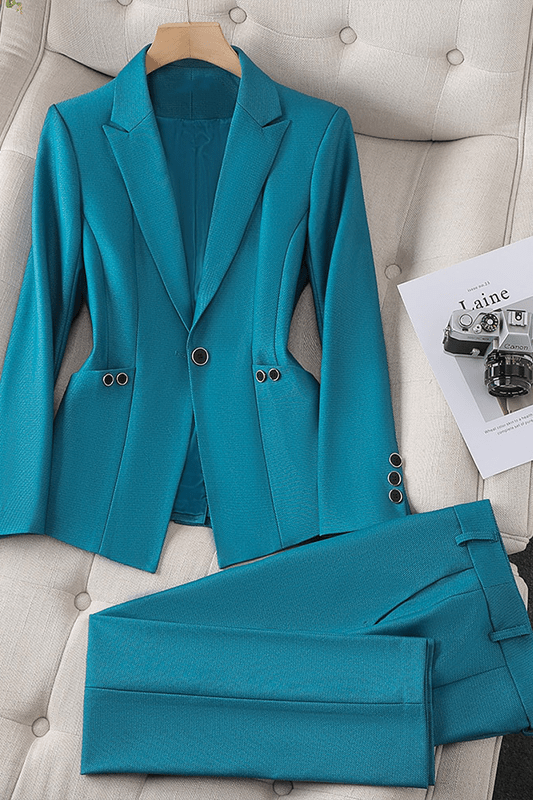Thea | Double-Breasted Blazer & Trouser Set