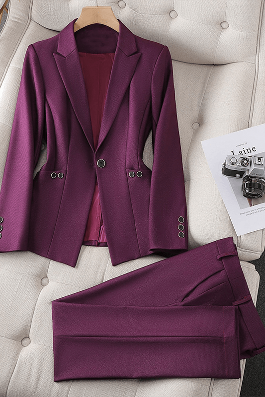 Thea | Double-Breasted Blazer & Trouser Set