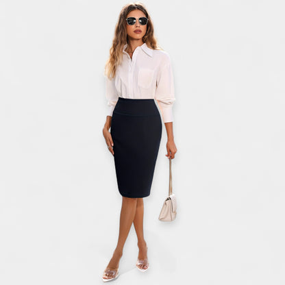Tilda | Tailored Midi Pencil Skirt