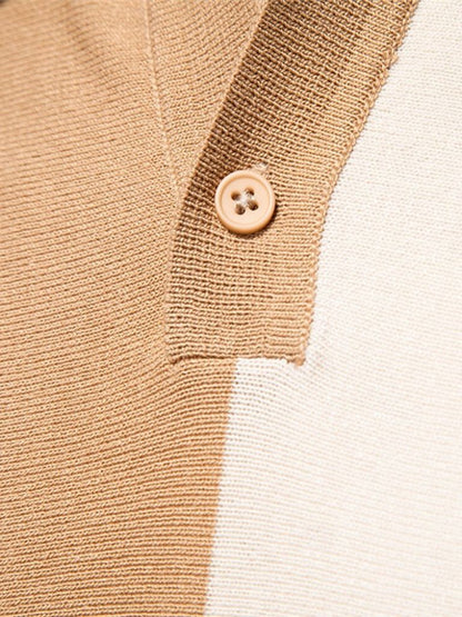 Thomas | Retro Vertical-Stripe Polo