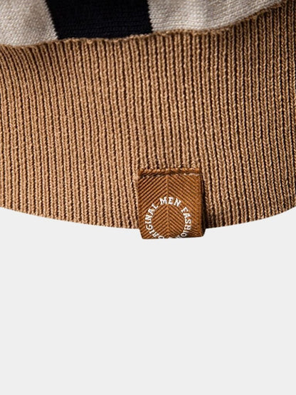 Thomas | Retro Vertical-Stripe Polo