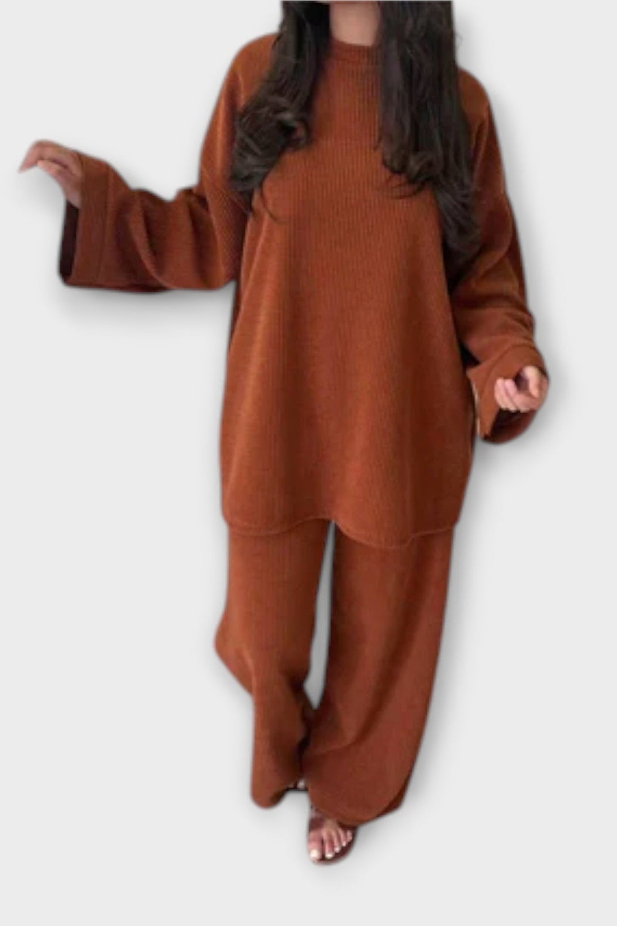 Trina | Oversized Long-Sleeve Trouser Set