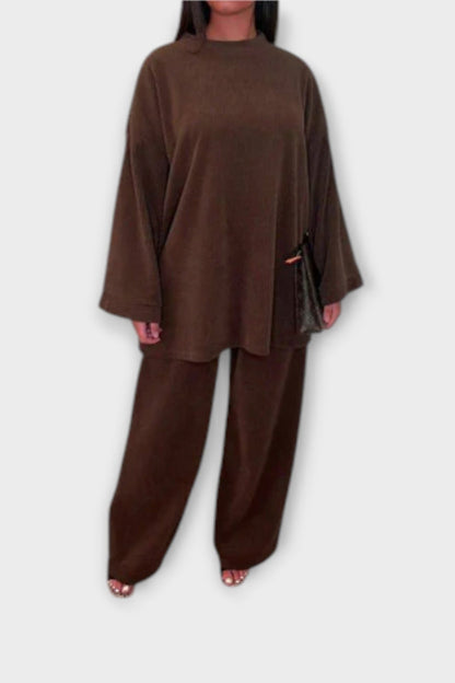 Trina | Oversized Long-Sleeve Trouser Set