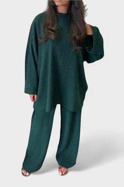 Trina | Oversized Long-Sleeve Trouser Set