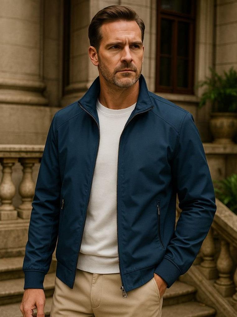 George | Blue Bomber Jacket