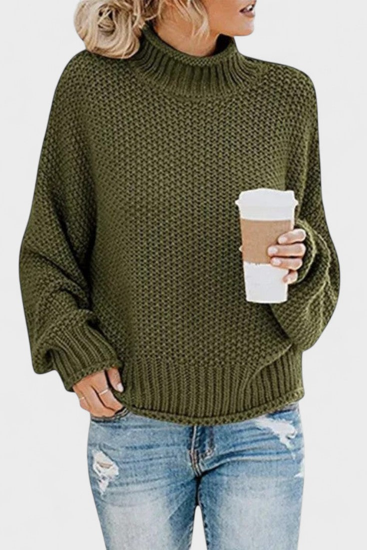 Vivien | Navy Textured Knit Jumper