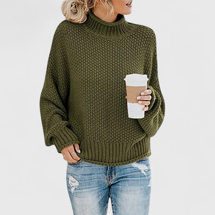 Vivien | Navy Textured Knit Jumper