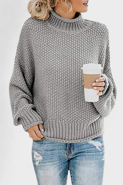 Vivien | Navy Textured Knit Jumper