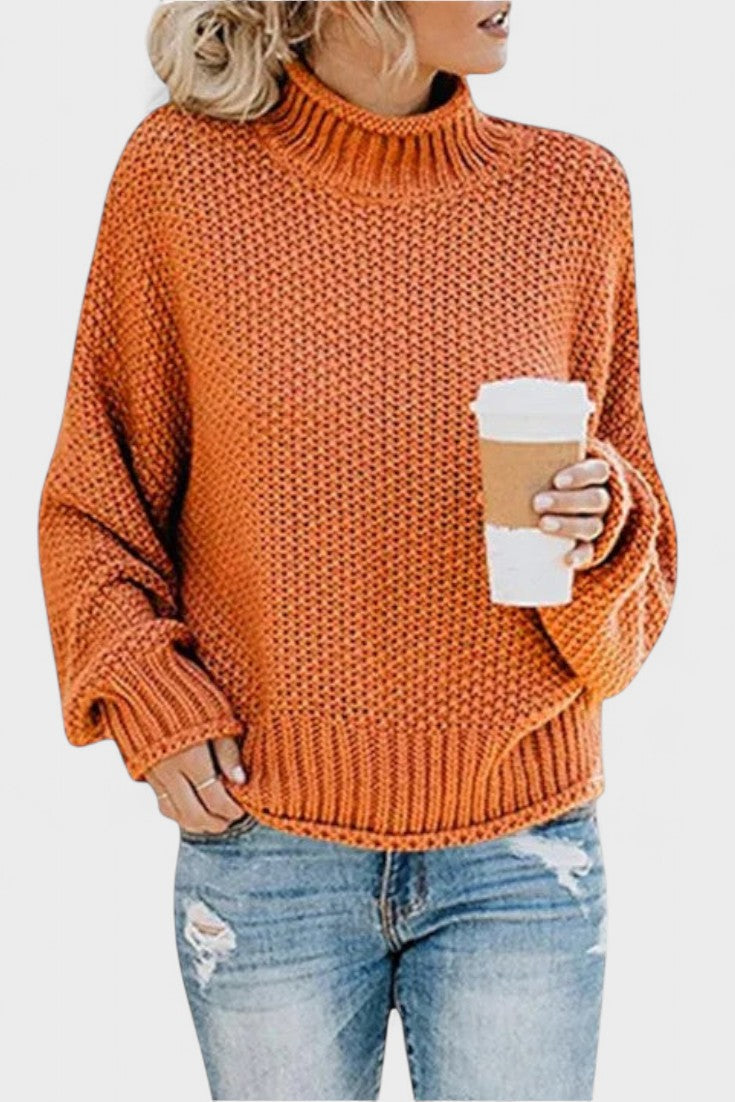 Vivien | Navy Textured Knit Jumper