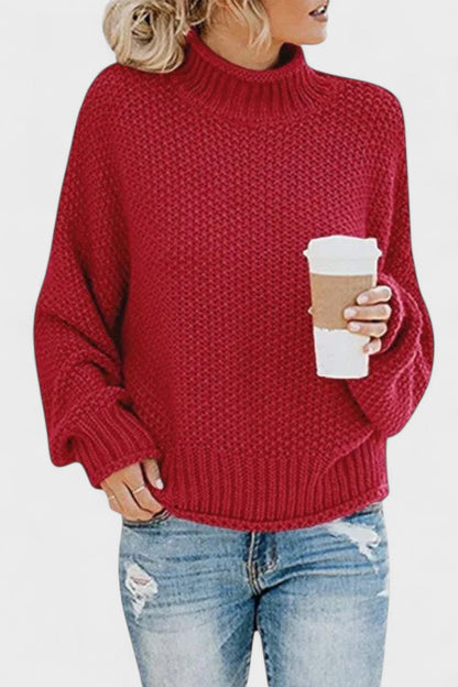 Vivien | Navy Textured Knit Jumper