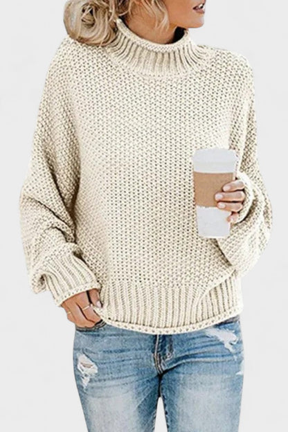 Vivien | Navy Textured Knit Jumper