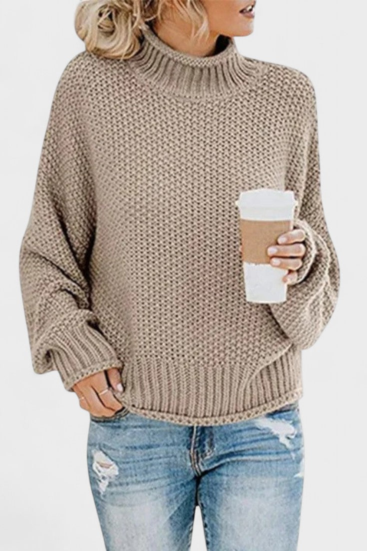 Vivien | Navy Textured Knit Jumper