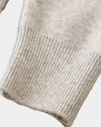 Vernon | Beige Button Cardigan