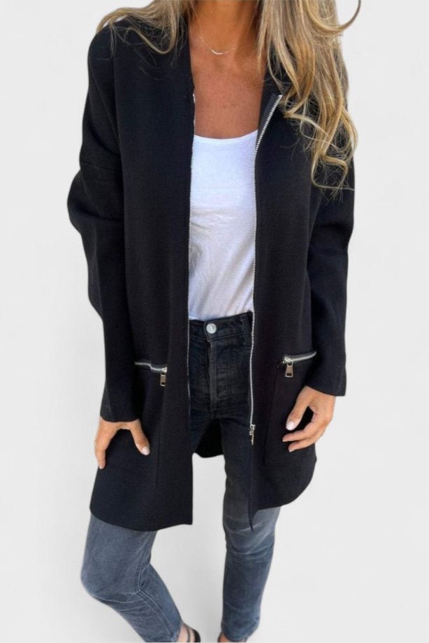 Verna | Soft Grey Layering Jacket