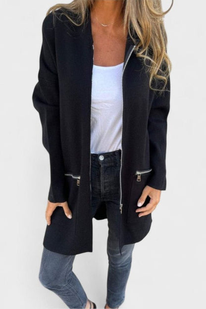 Verna | Soft Grey Layering Jacket