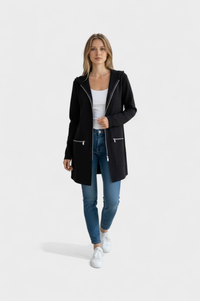 Verna | Soft Grey Layering Jacket