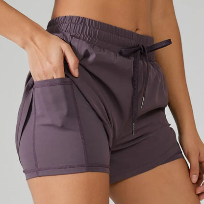 Violet | Drawstring Shorts