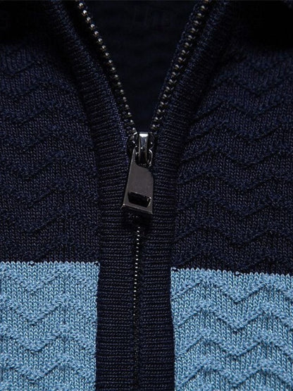 Victor | Colour-Block Zip Polo