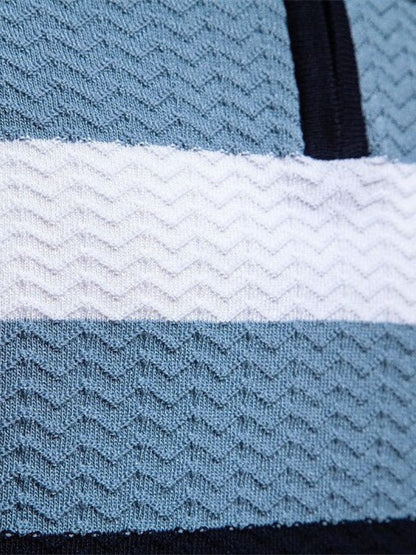 Victor | Colour-Block Zip Polo