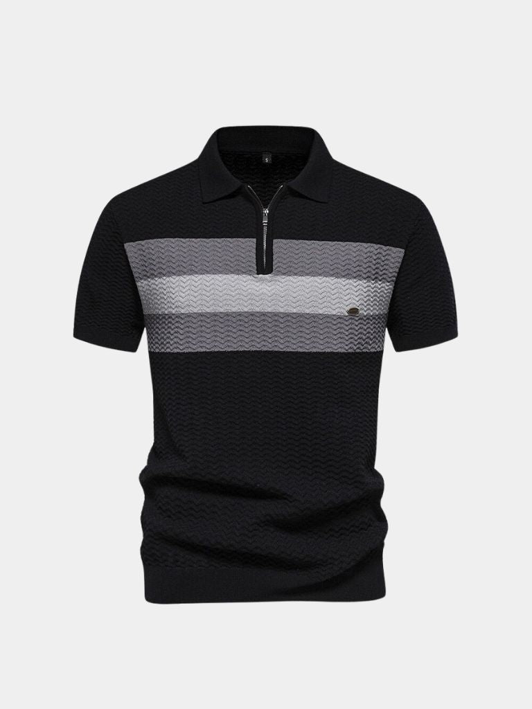 Victor | Colour-Block Zip Polo