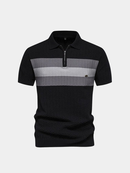 Victor | Colour-Block Zip Polo