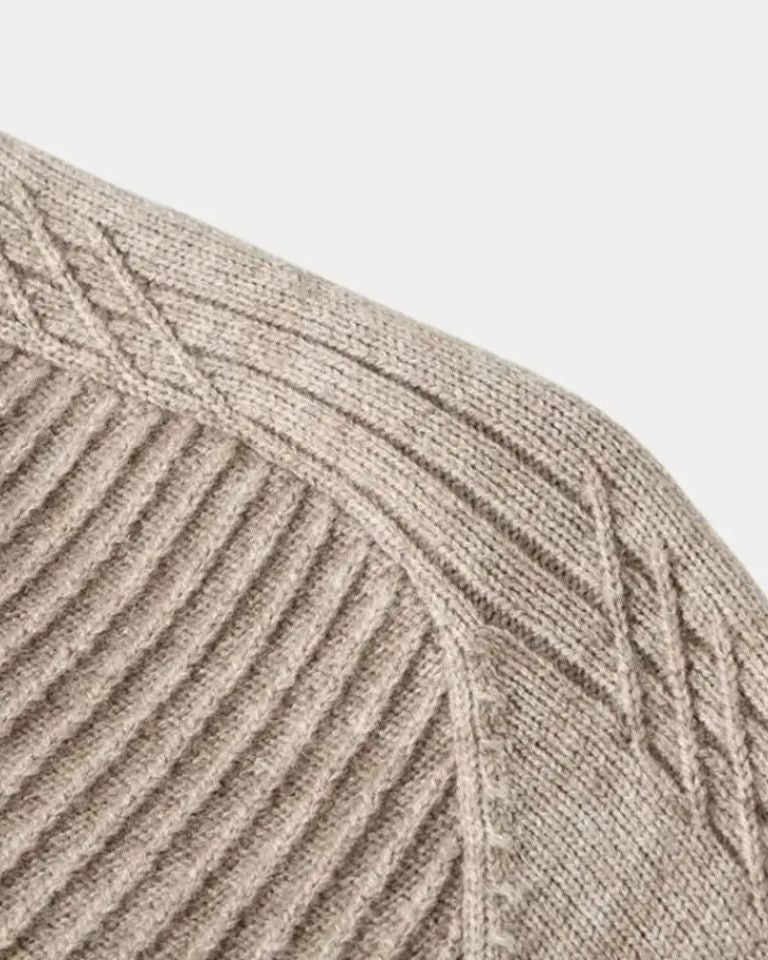 Wilfred | Taupe Half-Zip Jumper