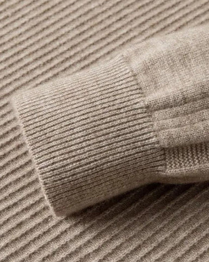 Wilfred | Taupe Half-Zip Jumper