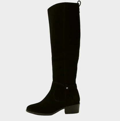 Minnie | Beige Knee-High Boots