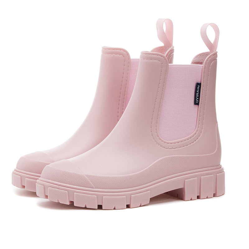 Velma | Taupe Chunky Chelsea Boots