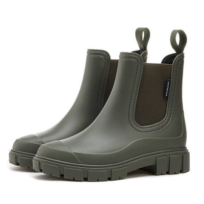Velma | Taupe Chunky Chelsea Boots