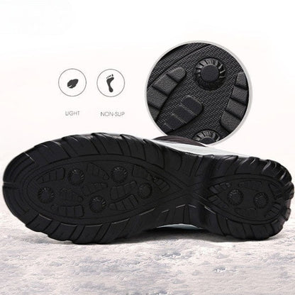 Vicky | Navy Lace-Up Winter Boots