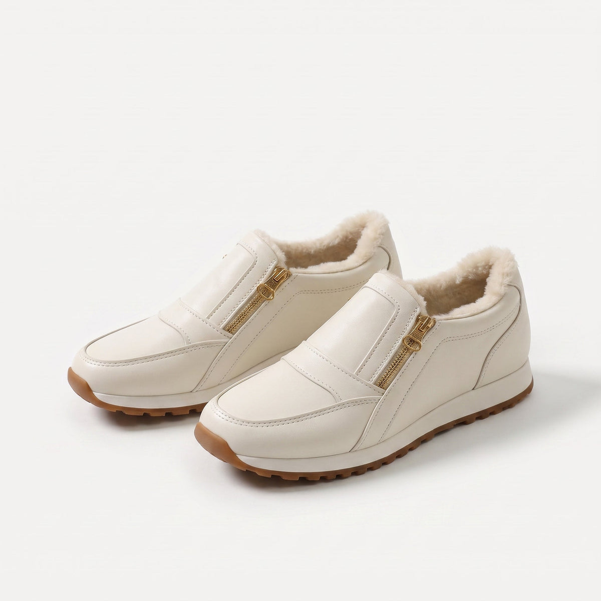 Jennifer | Double-Zip Fleece-Lined Trainers