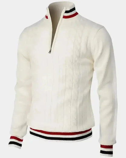 William | Half-Zip Funnel-Neck Jumper