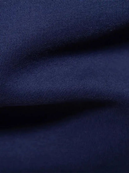 William | Navy Long-Sleeve Polo