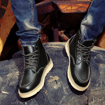 William | Burgundy Heritage Lace-Up Boots