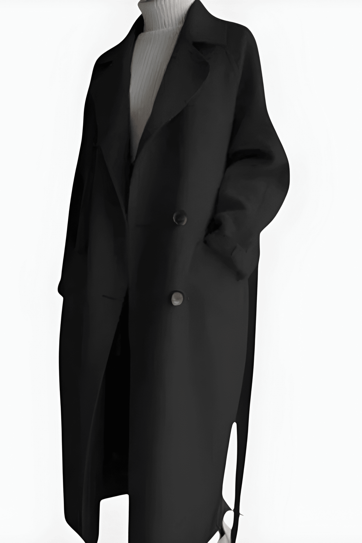 Zoe | Taupe Relaxed Long Coat